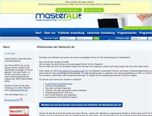 Tablet Screenshot of masterad.de